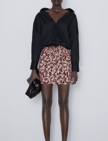 Fusta Zara, floral print