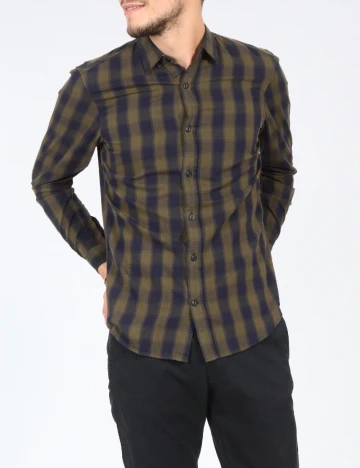 Camasa Pull&Bear, verde