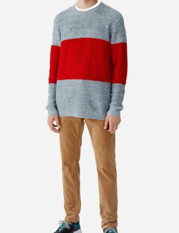 Pantaloni Pull&Bear, maro