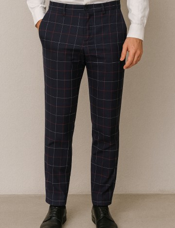 
						Pantaloni Bershka, bleumarin