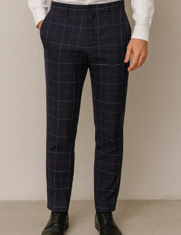 Pantaloni Bershka, bleumarin