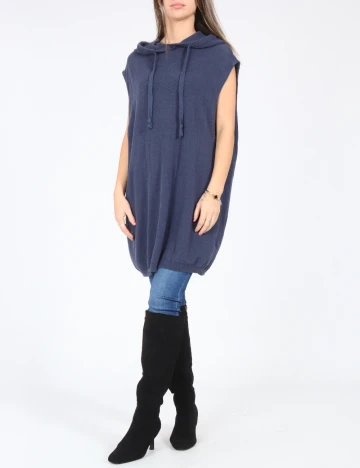 Vesta oversize Zara, albastru