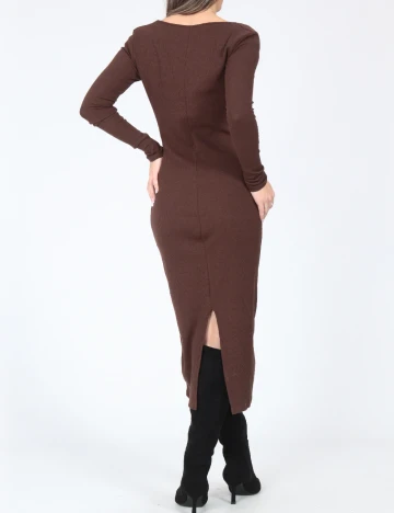 Rochie medie Bershka, maro