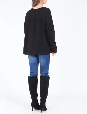 Bluza Oversize Pull&Bear, negru