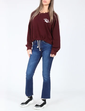 Bluza Pull&Bear, visiniu