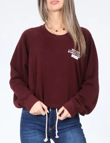 Bluza Pull&Bear, visiniu