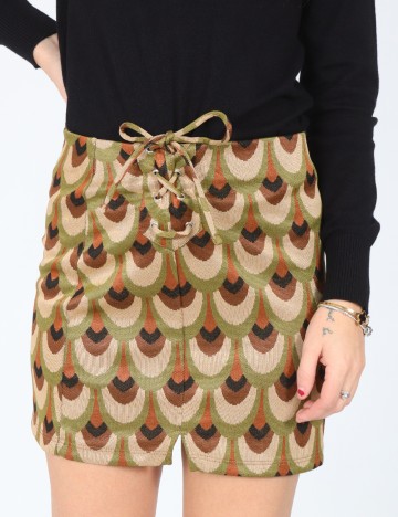 Fusta Bershka, mix culori