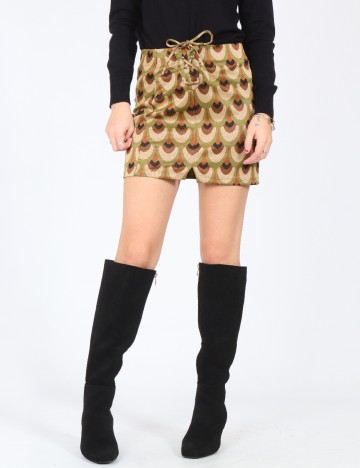 Fusta Bershka, mix culori