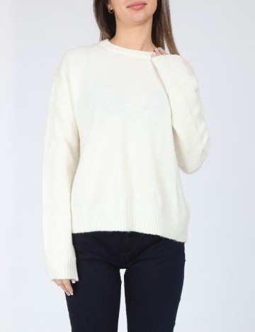 
						Bluza Oversize Bershka, alb