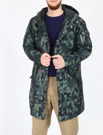 Geaca Pull&Bear, army