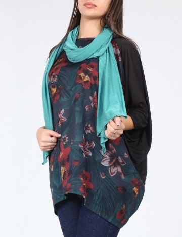 
						Esarfa Bershka, turcoaz