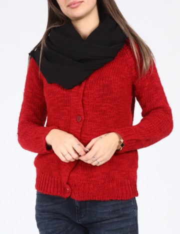 Esarfa circulara Bershka, negru