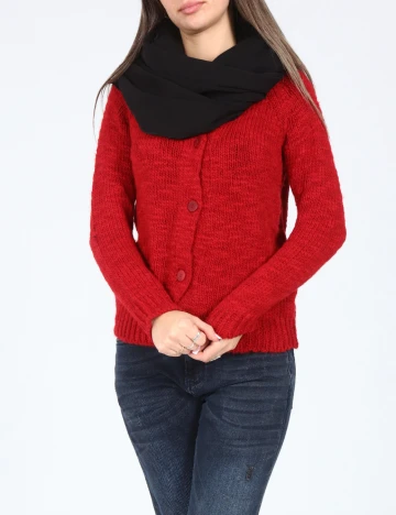 Esarfa circulara Bershka, negru