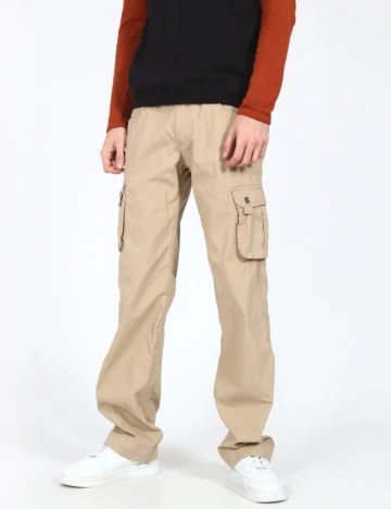 Pantaloni Zara, maro deschis