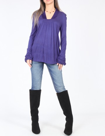 
						Bluza Zara, albastru inchis