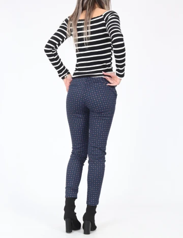 Pantaloni Pull&Bear, bleumarin