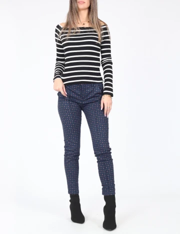 Pantaloni Pull&Bear, bleumarin