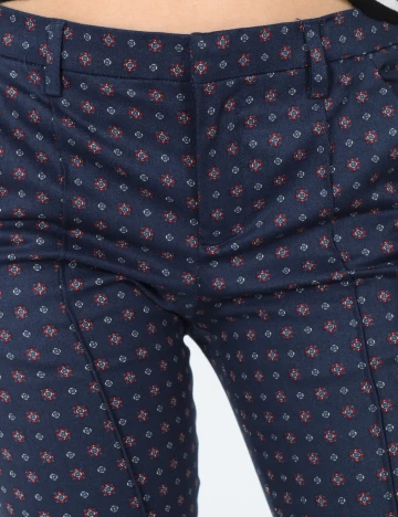 Pantaloni Pull&Bear, bleumarin