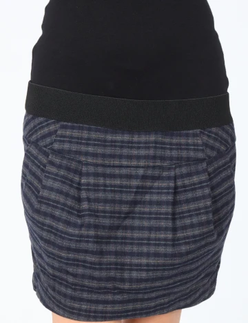 Rochie scurta Zara, negru/gri