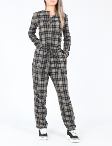 
						Salopeta Zara, maro/negru