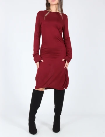 Rochie medie Zara, visiniu