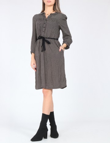 
						Rochie scurta Zara, negru/ecru