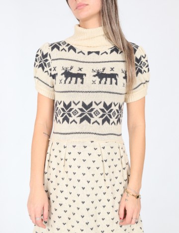 Rochie medie Zara, bej