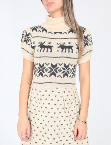 Rochie medie Zara, bej