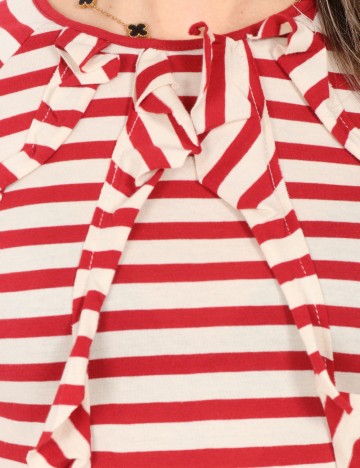 Bluza Zara, rosu/crem