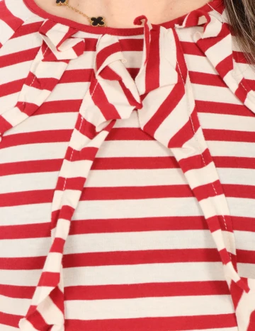 Bluza Zara, rosu/crem