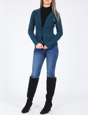 Sacou Bershka, albastru