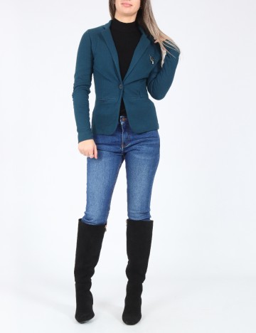 
						Sacou Bershka, albastru