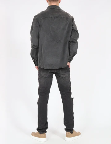 Jacheta Oversize Zara, gri inchis