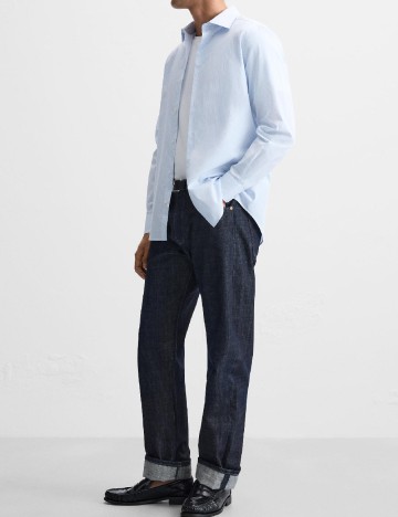 Camasa Zara, albastru deschis