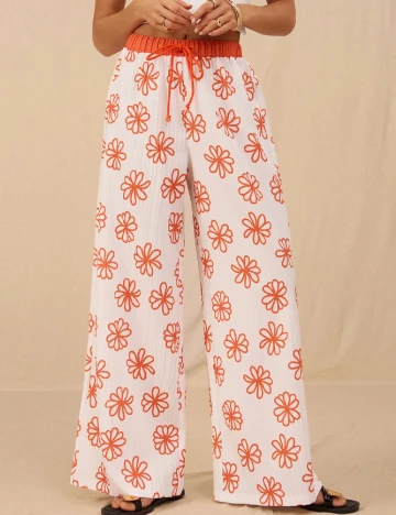 Pantaloni SHEIN, alb