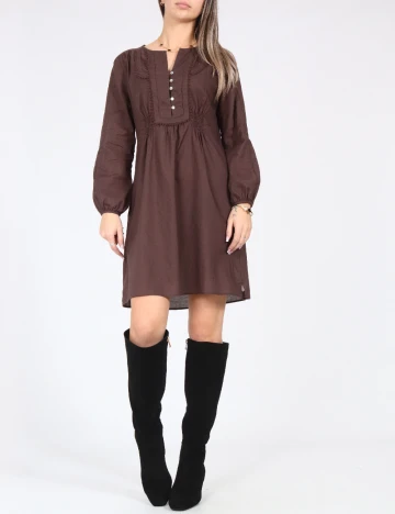 Rochie scurta Zara, maro