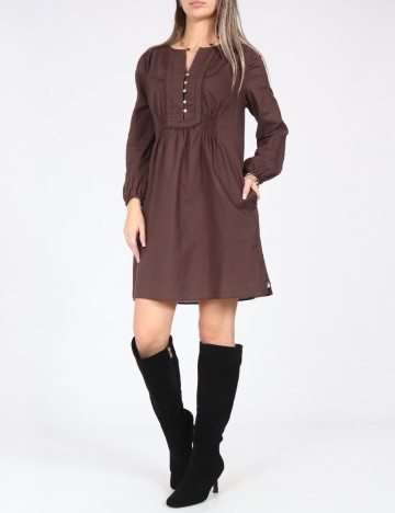 Rochie scurta Zara, maro