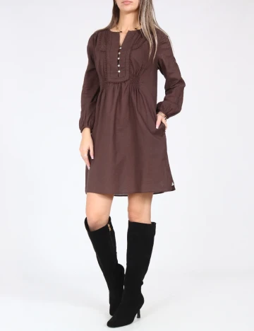 Rochie scurta Zara, maro