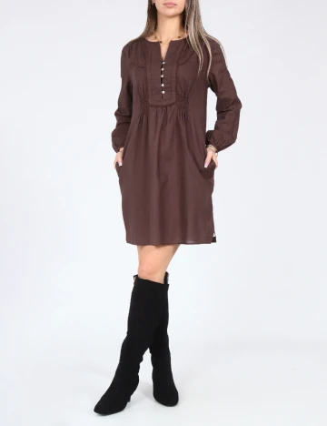 Rochie scurta Zara, maro