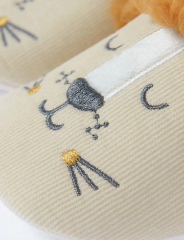 Papuci de Casa Cool Club, crem