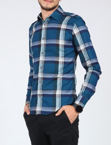 
						Camasa Zara, albastru