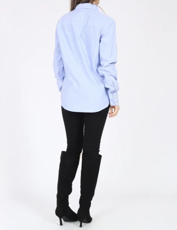 Camasa Bershka, albastru