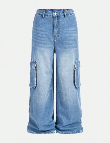 Blugi Shein Kids, albastru