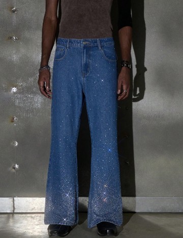 
						Blugi SHEIN, albastru