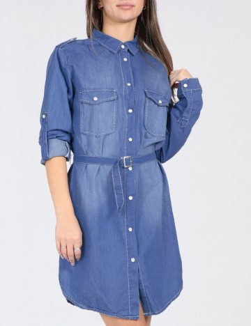 Rochie scurta Bershka, albastru