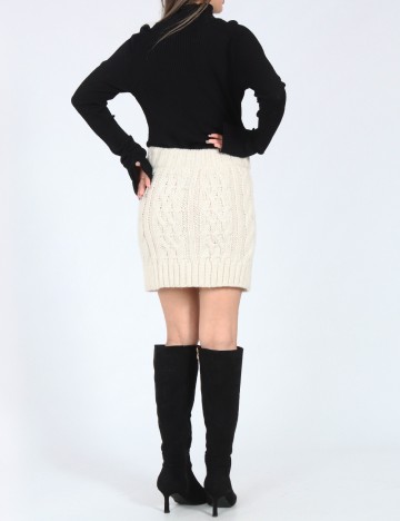 Fusta Zara, ecru