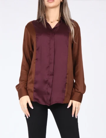 Camasa Zara, visiniu/maro
