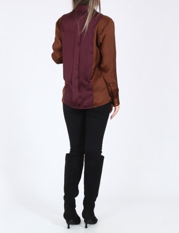 Camasa Zara, visiniu/maro