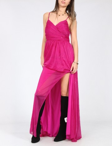 Rochie lunga SHEIN, magenta