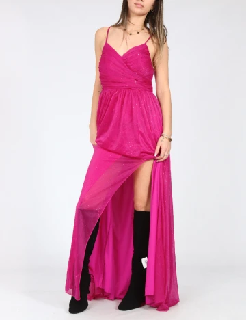 Rochie lunga SHEIN, magenta